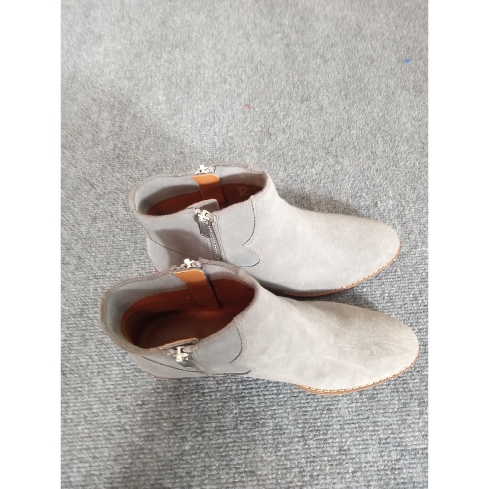 Coach New York Dani Heather Gray Womens Ankle Boot Western Bootie Size 7 Suede - Picture 9 of 16